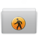 Folder - Public - Graphite icon